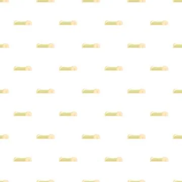 Quonset huts forming a seamless pattern on a white background Stock Illustration