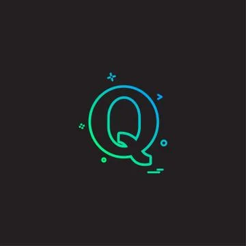 Quora icon design vector 스톡 일러스트