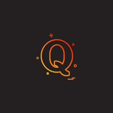 Quora icon design vector Stock Illustration