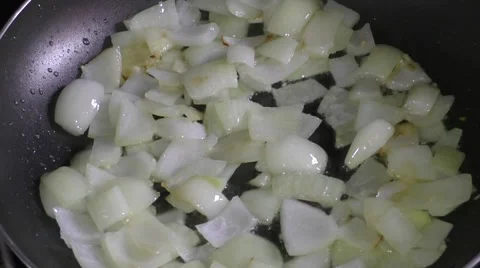 Quorn being added to the pan Stock Footage 46688510