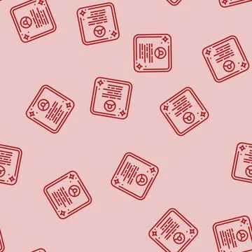 Quotation customer testimonial line seamless pattern Stock Illustration