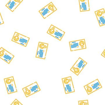 Quotation customer testimonial vector seamless pattern Stock Illustration