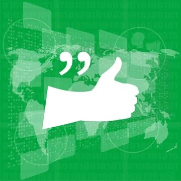 Quotation Mark Speech Bubble. Quote sign icon. Abstract background. Stock Illustration