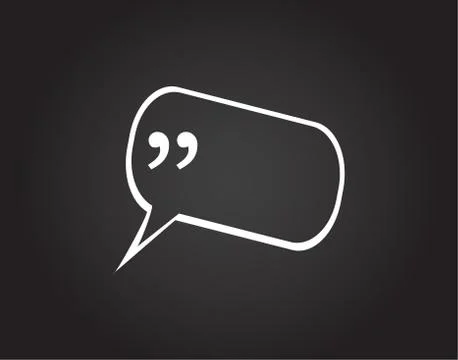 Quotation Mark Speech Bubble. Quote sign icon. Abstract background. Stock Illustration