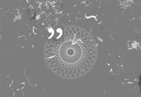 Quotation Mark Speech Bubble. Quote sign icon. Abstract background. Stock Illustration