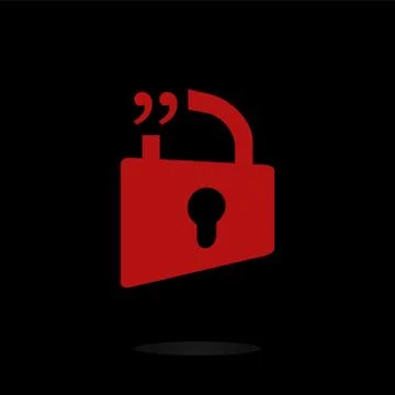 Quotation Mark Speech Bubble. Quote sign icon. Abstract background. Stock Illustration