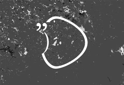 Quotation Mark Speech Bubble. Quote sign icon. Abstract background. Stock Illustration