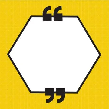 Quotation Mark Speech Bubble sign icon Illustration design Stock Illustration