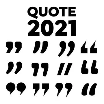 Quotation marks. Frame with quotes. Quote vector comment Stock Illustration
