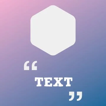 Quotation marks Stock Illustration