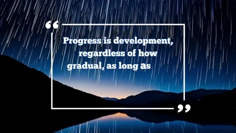 Quote about progress. Stock Footage 308504928