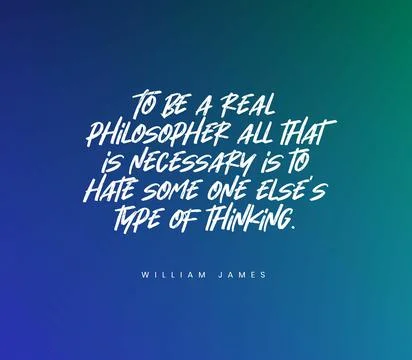 Quote about what it takes to be a real philosopher Stock Illustration