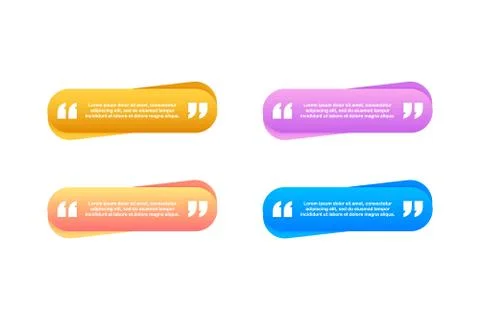 Quote background . Creative Modern Material Design Quote template. Vector ill Stock Illustration