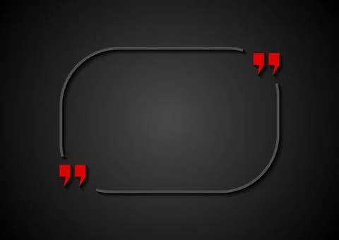Quote blank dark flat abstract design Quote blank dark flat abstract desig... Stock Photos