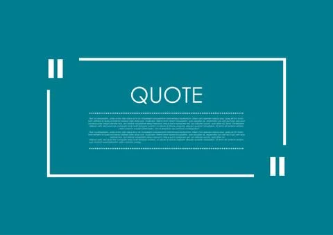 Quote blank speech bubble abstract bright design Illustrazione stock