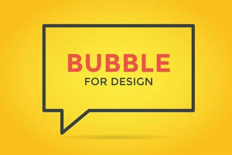 Quote blank template bubble empty design 스톡 일러스트