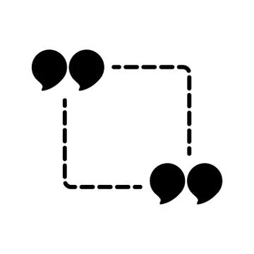 Quote blank template. Stock Illustration