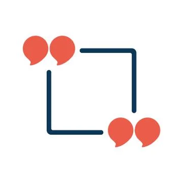 Quote blank template. Stock Illustration