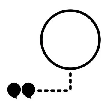 Quote blank template. Stock Illustration