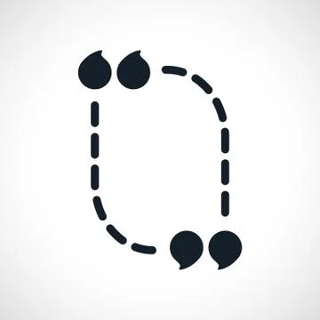 Quote blank template. Stock Illustration