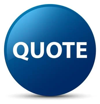 Quote blue round button イラスト素材