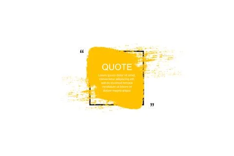 Quote box frame, big set. Quote box icon. Texting quote boxes. Blank Grunge Stock Illustration