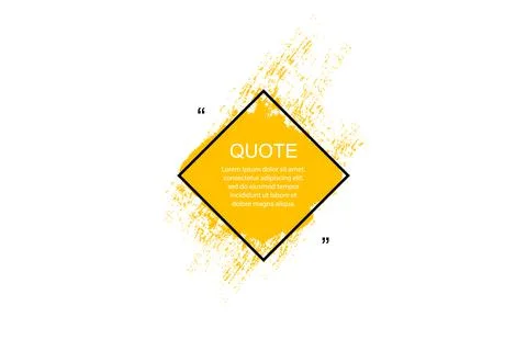 Quote box frame, big set. Quote box icon. Texting quote boxes. Blank Grunge Stock Illustration