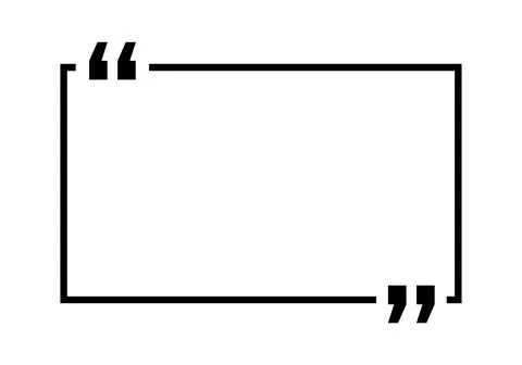 Quote box frames. Quotation bubble. Vector opinion or description textbox Stock Illustration