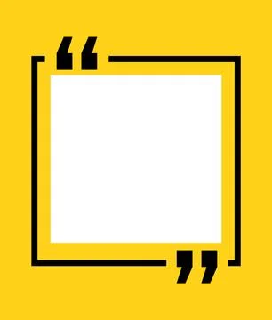 Quote box frames set. Textbox frame design template Stock Illustration