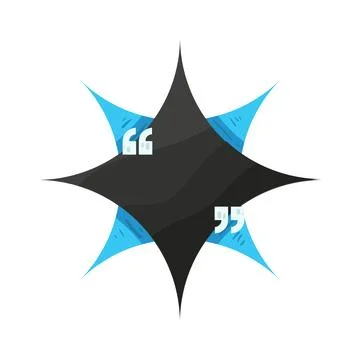 Quote box illustration Stock Illustration