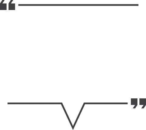 Quote box or bubbles in flat style. Stock Illustration