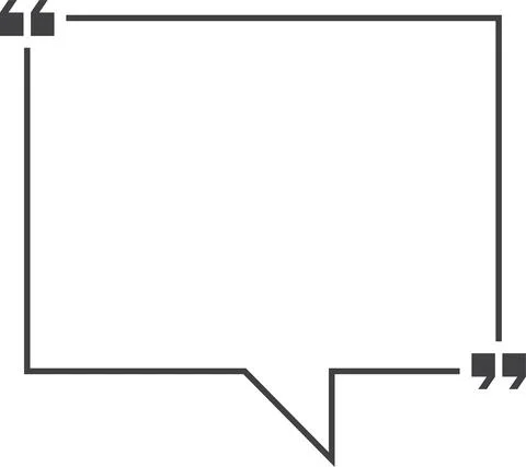 Quote box or bubbles in flat style. 库存插图