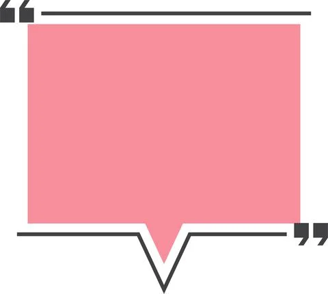 Quote box or bubbles in flat style. イラスト素材