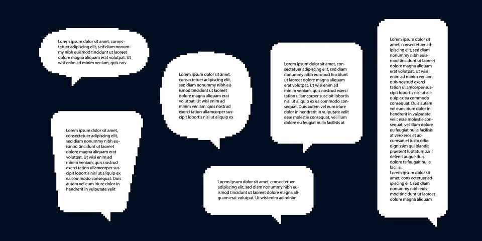 Quote box speech bubble Stock Illustration