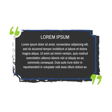 Quote box vector Stock-Illustration