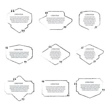 Quote box vector Stock-Illustration