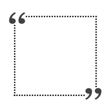 Quote bubble blank Stock Illustration