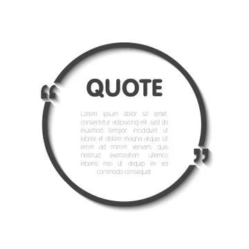 Quote bubble blank templates. Empty business card, paper sheet, information.. Stock Illustration