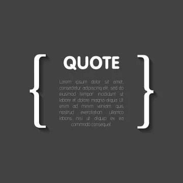 Quote bubble blank templates. Empty business card, paper sheet, information.. Stock-Illustration