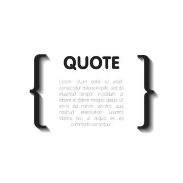 Quote bubble blank templates. Empty business card, paper sheet, information.. イラスト素材