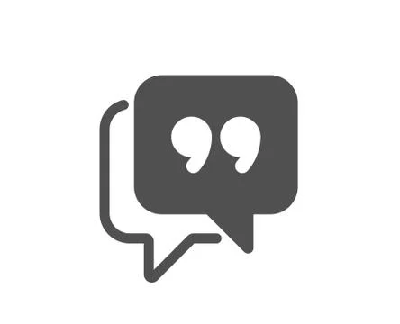 Quote bubble icon. Chat comment sign. Speech bubble. Vector 스톡 일러스트