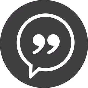 Quote bubble Stock Illustration