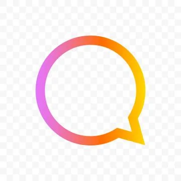 Quote bubble message chat vector icon Stock-Illustration