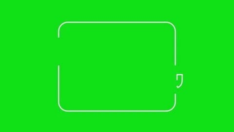 Quote bubble revealing. Speech frame motion background. ?opy space. Green s.. Stock Footage 335421205