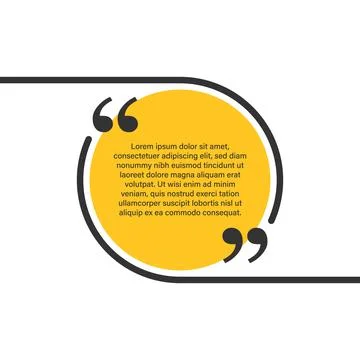 Quote bubbles in flat style. Dialog banner vector illustration on isolated ba イラスト素材