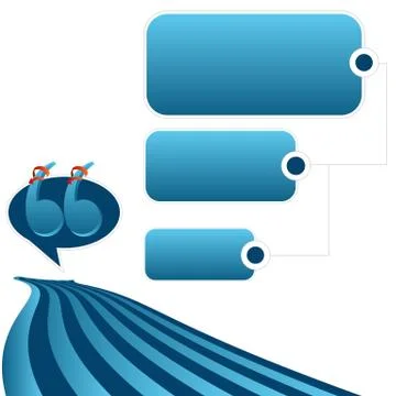 Quote chart Stock Illustration