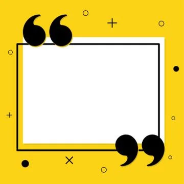 Quote communication bubble frame vector design Stockillustratie