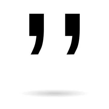 Quote concept icon, quotation speech bubble symbol, vector illustration dialo Stock Illustration