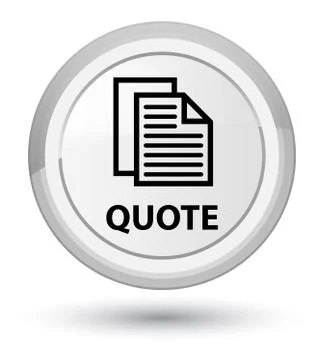 Quote (document pages icon) prime white round button Illustration
