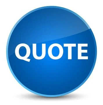 Quote elegant blue round button 스톡 일러스트